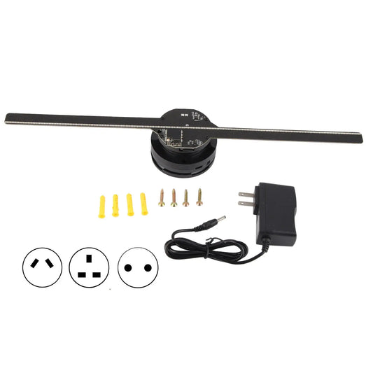 HoloVision Pro - 3D Floating Hologram Display Fan with 224 Ultra-Bright LEDs